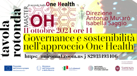 Master One Health - tavola rotonda Governance e sostenibilità nell’approccio OneHealth