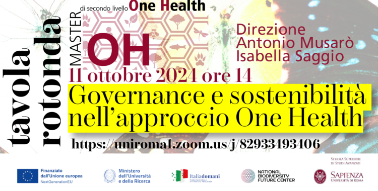 Master One Health - tavola rotonda Governance e sostenibilità nell’approccio OneHealth